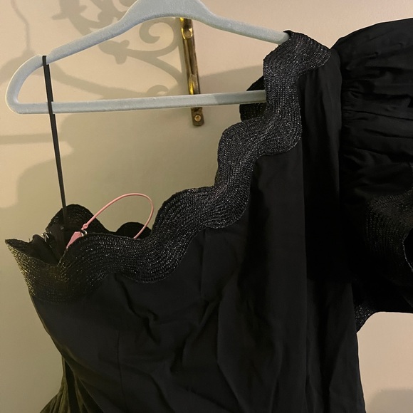 CeliaB Black Lava Dress, Ruffled One Shoulder Mini Dress, NWT — Size XS - Picture 7 of 16